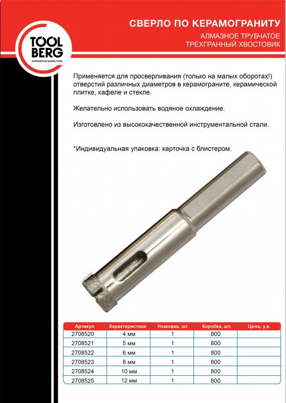 Сверло по керамограниту